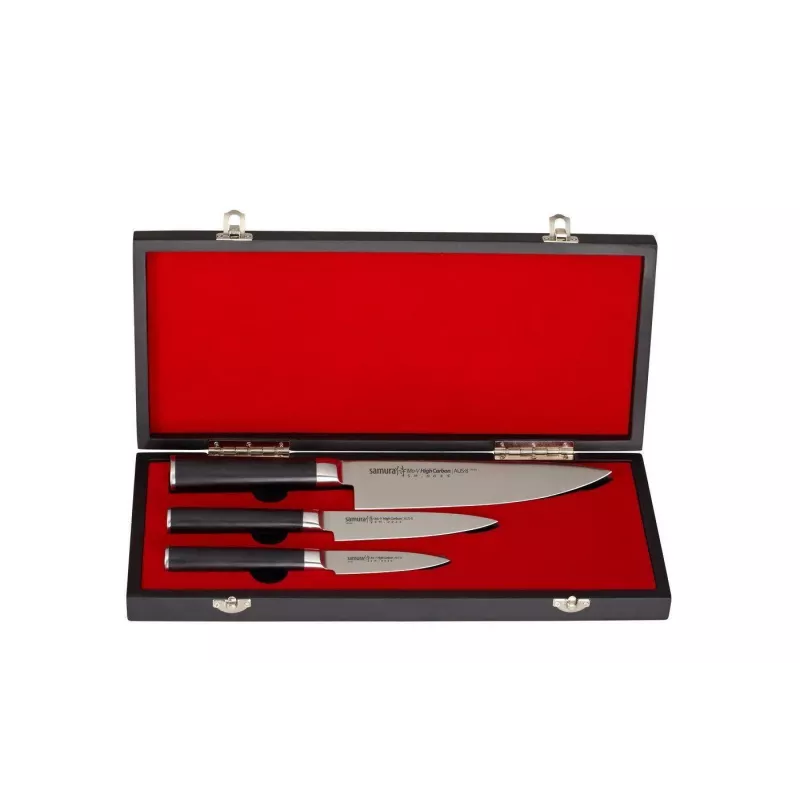 SAMURA MO-V 3-teiliges Küchenmesserset