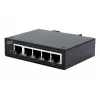 EXSYS 5-Port Industrial Ethernet Switch, 10/100 Mbps, DIN-Rail, -40° bis +75°C EX-6200-T