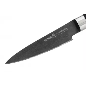 Samura Stonewash Schälmesser 90 mm Schwarz