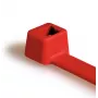 HellermannTyton T30R-PA66-RD Rotes Kabelband mit Innenverzahnung, 150 mm x 3,5 mm, PA66, 100 Stück 111-03004