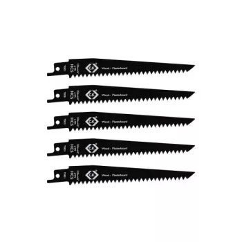 C.K Tools T0821 Säbelsägeblätter 6 TPI, 150 mm, 5er-Pack