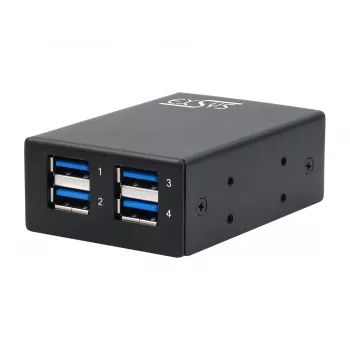 EXSYS USB 3.2 Gen1 4-Port Metall-Hub mit 15KV ESD-Schutz (EX-11240HMS)