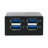EXSYS USB 3.2 Gen1 4-Port Metall-Hub mit 15KV ESD-Schutz (EX-11240HMS)