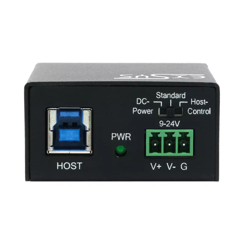 EXSYS USB 3.2 Gen1 4-Port Metall-Hub mit 15KV ESD-Schutz (EX-11240HMS)