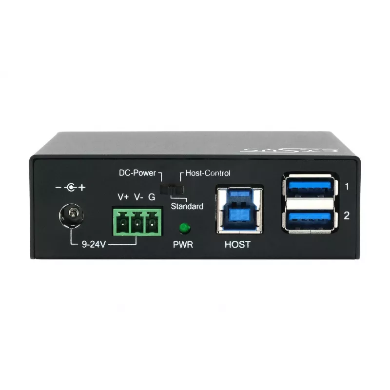 EXSYS EX-11241HMS 10-Port USB 3.2 Gen 1 Metall-Hub mit 15KV ESD-Schutz