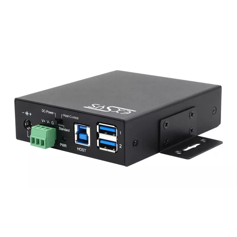 EXSYS EX-11241HMS 10-Port USB 3.2 Gen 1 Metall-Hub mit 15KV ESD-Schutz