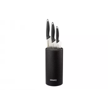 Samura Golf 3-Messer-Set mit Holzständer