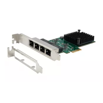 EXSYS EX-60104 Quad 1 Gigabit Ethernet PCIe x1 Karte (Realtek RTL8111H)