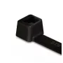 HellermannTyton T50M Schwarzer Kabelbinder, 245mm x 4,6mm, PA66, 100er-Pack 111-06206