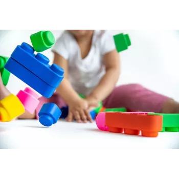 Gerardo's Toys GT3105 Weiche Bausteine Set, 42 Teile, EVA-Schaum, Mehrfarbig, für Kinder ab 12 Monaten