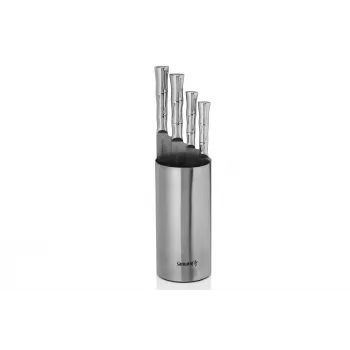 SAMURA Bamboo 4-teiliges Messerset mit Ständer