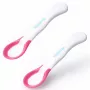 Kidsme Temperaturanzeigende Babylöffel, Lavendel, 2er-Pack, 6+ Monate