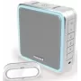 Honeywell DC915SGL Funk-Türklingel-Set, 200 m Reichweite, 90 dB, 8 Melodien, Silber/Grau
