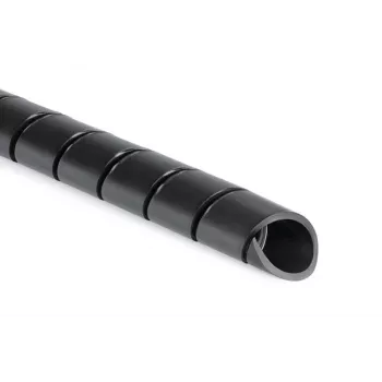 HellermannTyton 161-41001 Spiralkabelwickel, Polypropylen, Schwarz, 25 m