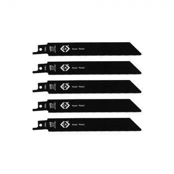 C.K Tools T0822 Säbelsägeblätter 18 TPI, 150 mm, 5er-Pack