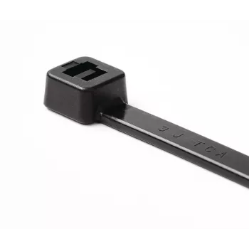 HellermannTyton GL200 Schwarze Kabelbinder 203mm x 4,7mm, 100er-Pack 111-01264