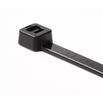HellermannTyton GL200 Schwarze Kabelbinder 203mm x 4,7mm, 100er-Pack 111-01264