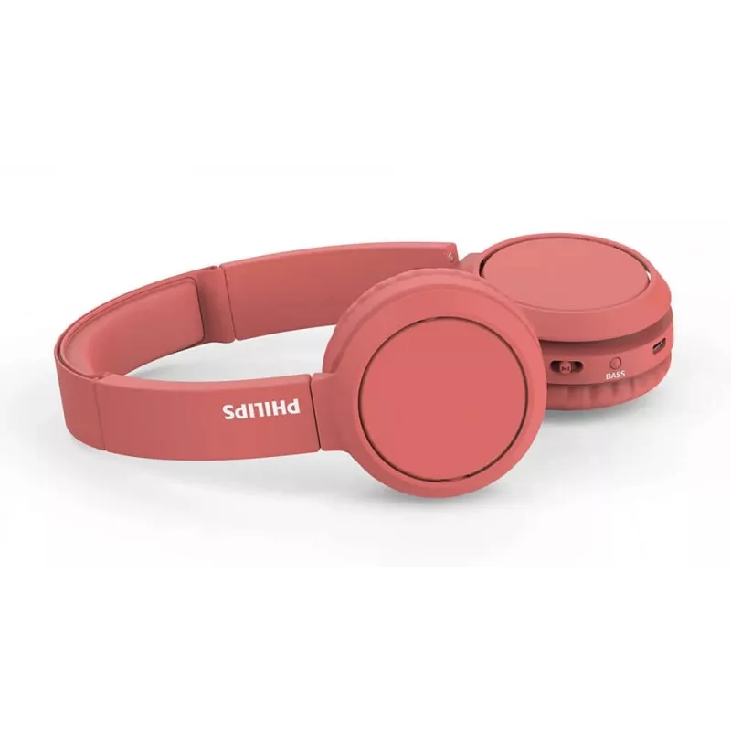Philips TAH4205RD/00 On-Ear Bluetooth-Kopfhörer, Rot