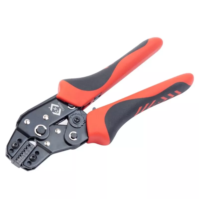 C.K Tools T3692A Ratschen-Crimpzange für Aderendhülsen 0,14-2,5 mm² (AWG 26-14)