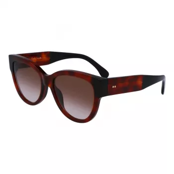 Paul Smith Damen Etta Cat-Eye Sonnenbrille PSN06755ETTA Schwarz/Grau 55/18/140 mm