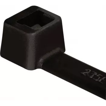 HellermannTyton T40R PA66W Schwarzer Kabelbinder 175 x 4 mm, 100er-Pack 111-01625