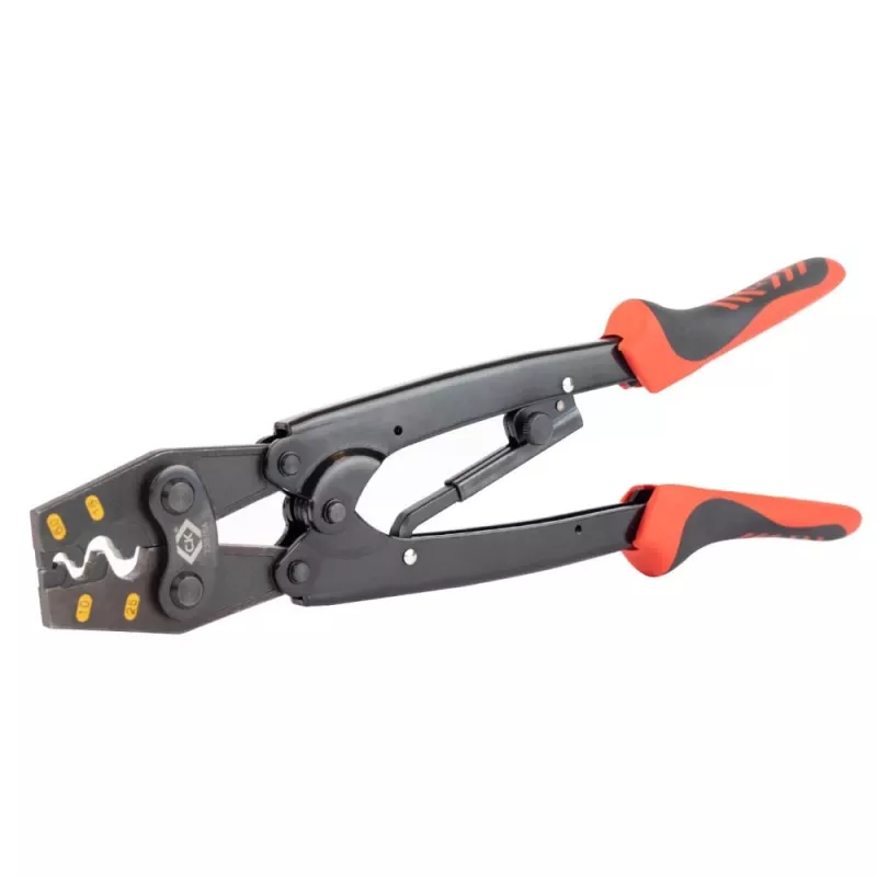 C.K Tools T3676A Crimpzange für unisolierte Kabelverbinder 6-25 mm²