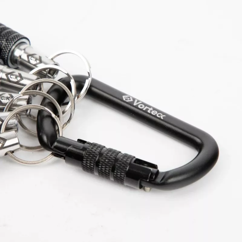C.K Tools T4575 Zubehörhalter mit Karabinerhaken, 5-teiliges Set