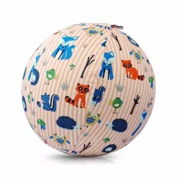BUBA BLOON Bubabloon Latexballon mit Stoffhülle, Animal Stripes Pink
