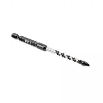 C.K Tools T3115 060 6 mm Fliesenbohrer mit Wolframcarbid-Spitze, 105 mm Länge, 1/4 Zoll Sechskantschaft, 40CR Stahl