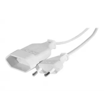 CUC Exertis Connect 573722 Verlängerungskabel für den Innenbereich, 1 AC-Steckdose, 1,8 m, Weiß