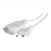 CUC Exertis Connect 573722 Verlängerungskabel für den Innenbereich, 1 AC-Steckdose, 1,8 m, Weiß