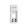 Philips SCB2070NB/00 Akkuladegerät mit 2x AA 700 mAh Akkus
