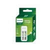 Philips SCB2070NB/00 Akkuladegerät mit 2x AA 700 mAh Akkus