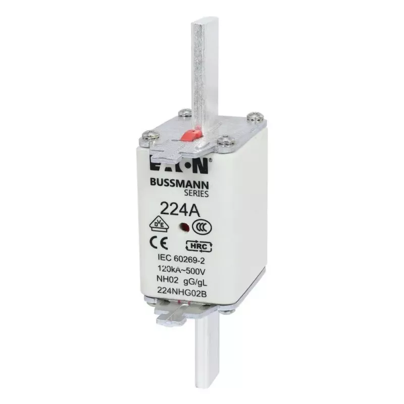 Eaton 100NHG02B NH-Sicherung D02 100 A 500 V gG mit mechanischer Anzeige, 3er-Pack