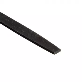 C.K Tools T0080A 10 Flachfeile, 250 mm, Schlichtfeile, Kreuzhieb, Kohlenstoffstahl, DIN 7261