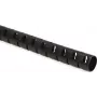 HellermannTyton HWPP25/2-BK geschlitztes Wellrohr, 25 mm Nenndurchmesser, Schwarz, 25 m Länge