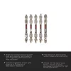 C.K T4481 DEPZML06D5 Pozidriv-Bit-Set, 6-teilig, 25 mm, S2-Stahl mit Torsionszone