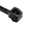 HellermannTyton OS-Serie Kabelbinder mit Außenverzahnung 100 x 2,5 mm, Schwarz, 100 Stück 118-04700