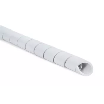 HellermannTyton 161-41002 Spirotect Spiraldraht-Kabelbindewickel, Grau, 10 mm Außendurchmesser, 25 m Länge
