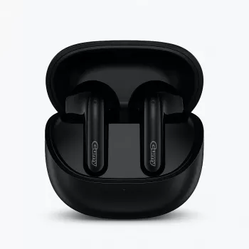 JVC Gumy Air True Wireless Bluetooth-Ohrhörer, Schwarz