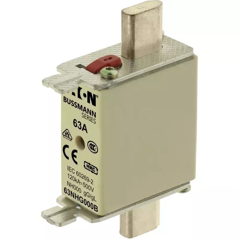 Eaton 63NHG000B NH-Sicherungseinsatz, Größe 0, 63 A, 500 V AC, gG