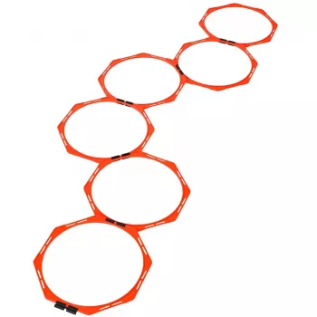 Select Koordinationsringe-Set mit 6 Ringen und Tragetasche, 40 cm Durchmesser, Gelb