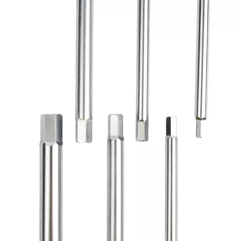 C.K T4418 Sechskant-Stiftschlüsselsatz mit T-Griff, 6-teilig, 5 / 5,5 / 6 / 7 / 8 / 10 mm, Chrom-Vanadium-Spitzen