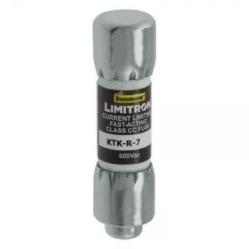 Eaton KTK-R-7 Class CC flinke Sicherung, 7 A, 600 V AC, 200 kA Ausschaltvermögen, 10er-Pack
