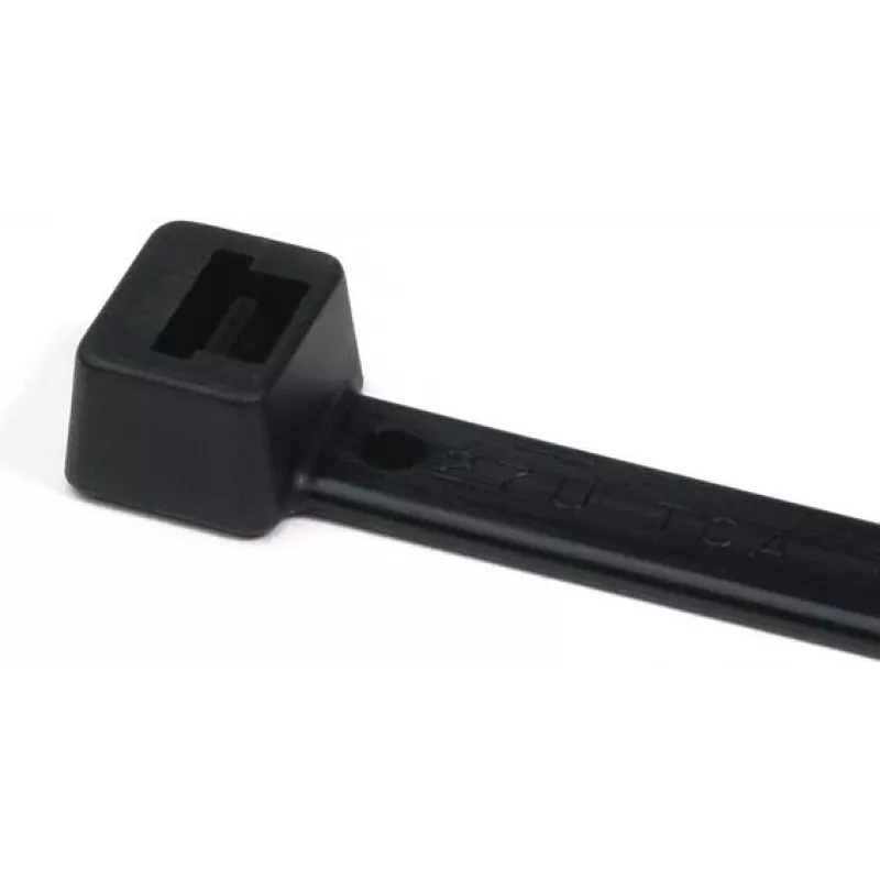 HellermannTyton T50R Schwarzer Polyamid-Kabelbinder 200mm x 4,6mm, 100er-Pack 111-04950