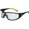 BULLITT CAT Tread 100 Schutzbrille Klare Gläser Schwarz/Gelbes Gestell TREAD100CATERPILLAR