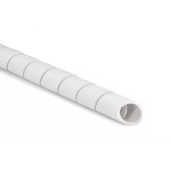 HellermannTyton SBPEFR4 PEFR WH 30 selbstschließender Geflechtschlauch, Weiß, 30 mm, 25 m Rolle
