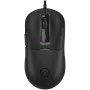 LORGAR MSA10R kabelgebundene Gaming-Maus, PixArt 3311, 6 programmierbare Tasten, Schwarz (LRG-MSA10R-BK)