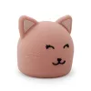 Trixie Baby Nachttischlampe Katze - Wiederaufladbare LED-Silikonlampe mit Tipp-Sensor, Warmweiß & 7-Farbwechsel