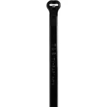 ABB Ty-Rap® Kabelbinder mit Edelstahl-Widerhakenverschluss, 203 mm x 2,4 mm, Natur, 100 Stück (TY5232MR)